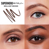 IT Cosmetics Superhero No-Tug Gel Eyeliner, Brilliant Brown - Soft Natural Brown - Waterproof, Blendable Formula - Sharpenable Pencil - 0.042 oz