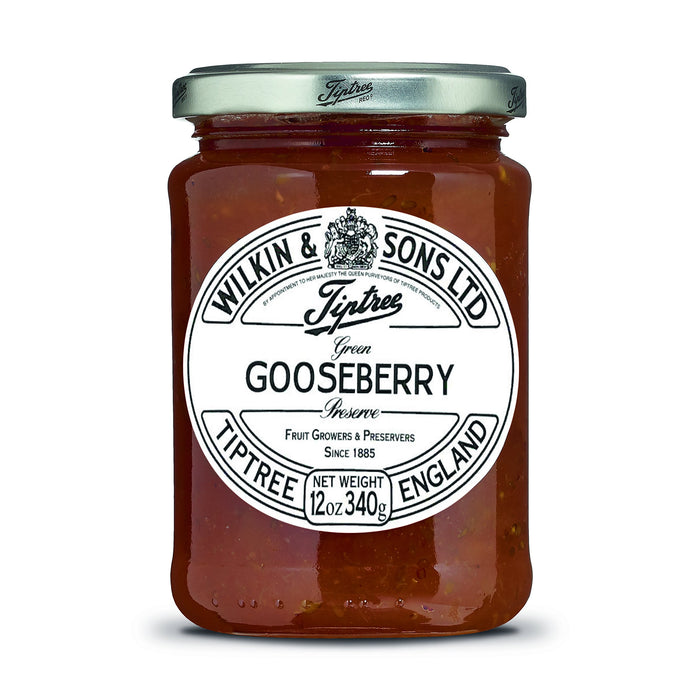 TIPTREE Green Gooseberry Preserve, 12 Ounce Jar