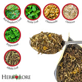 Herb Lore Pregnancy Tea - 60 Servings - First Trimester & Third Trimester Labor Prep Tea for Pregnant Women - Red Raspberry Leaf Tea & Nettle - Supports Occasional Morning Sickness & Sleep Issues *