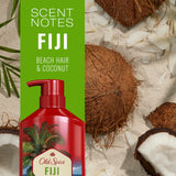 Old Spice Fiji 2-in-1 Shampoo and Conditioner Set for Men, Coconut & Tropical Wood Scent, Get Up To 80% Fuller-Looking Hair, Barbershop Quality, Fresh & Clean Hair, 21.9 Fl Oz Each, 2 Pack