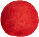 A1 Skullcap Trump MAGA Jewish Yarmulke Hat - Red Suede Kippah for Men/Boys - US Made