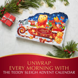 Lindt TEDDY Sleigh Assorted Chocolate Candy Advent Calendar, Box of Assorted Chocolates, 9.3 oz. Box