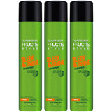 Garnier Fructis Style Sleek and Shine Anti-Humidity Hairspray, Ultra Strong Hold, Frizz Protection 8.25 Oz, 3 Count (Packaging May Vary)