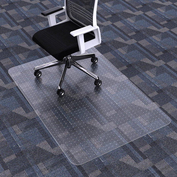 FuturHydro Office Chair Mat for Carpet, 30" x 48" Clear Office Home Floor Protector Mat, Transparent Mats for Office, Home and Gaming Floors (Rectangle)