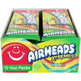 AIRHEADS XTREMES SWEETLY SOUR CANDY BELTS, RAINBOW BERRY, NON MELTING, 3 OUNCE