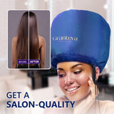 Granteva Hair Dryer Bonnet w/A Headband Integrated That Reduces Heat Around Ears & Neck - Blow Dryer Attachment for Hair Dryer, Speeds Up Drying Time