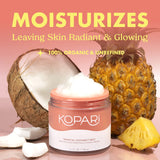 Kopari Tropical Coconut Melt | Multi Purpose Skin Moisturizer, 100% Unrefined Coconut Oil Skin Care For Body, Hair, Face | Vegan, Cruelty Free, Paraben & Sulfate Free | 5 Oz