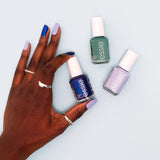 ESSIE Original Nail Polish, 92 aruba blue, Royal Blue Shimmer Nail Polish, 13.5 ml