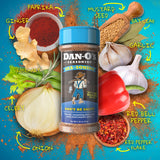 Dan-O's Seasoning Grill Ya Sum Pantry Pack - Small 6 bottle Combo - Original, Spicy, Preem-O, Crunchy, SEA-soning & Tac-O - All Purpose grilling seasoning