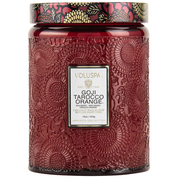 Voluspa Goji and Tarocco Orange - Large by Voluspa for Unisex - 18 oz Candle