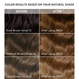 Madison Reed Radiant Hair Color Kit, Light Golden Brown for 100% Coverage of Gray Hair, Ammonia-Free, 7NGV Lucca Light Brown, Permanent Hair Dye, Pack of 1