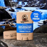 Dr. Squatch Natural Deodorant for Men 3 Pack Fresh Falls – Odor-Squatching Men's Deodorant Aluminum Free (2.65 oz, 3 Pack)