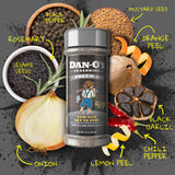 Dan-O's Seasoning Grill Ya Sum Pantry Pack - Small 6 bottle Combo - Original, Spicy, Preem-O, Crunchy, SEA-soning & Tac-O - All Purpose grilling seasoning