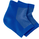 NatraCure Vented Moisturizing Gel Heel Sleeves (Color: Royal Blue) - 3 Pairs - (608-M-RB CAT3PK) - Size: Regular