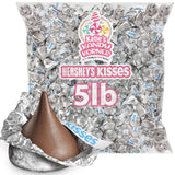 Hersheys Kisses 5 Lb Milk Chocolate Candy – Bite-Size Bulk Candy Individually Wrapped Chocolate Treats – Delicious Treats for Halloween, Birthdays, Christmas, Easter