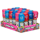 Push Pop Halloween Candy - Individually Wrapped Bulk Lollipops - 24 Ct Hard Candy in Assorted Flavors, Fun Candy for Kids, Party Favors and Gifts, Halloween Candy Bowls, Trick or Treat Goodie Bags