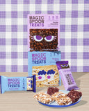 MAGIC SPOON Treats - High Protein Bars, Low Carb, Keto Friendly, 1g of Sugar, Gluten Free, Crispy Treat Cereal Bar, On-The-Go Healthy Snack (4 each of Marshmallow, Chocolate PB, Blueberry Muffin, Double Chocolate)