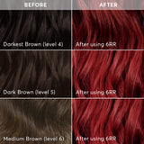 Madison Reed Radiant Hair Color Kit, Medium Cayenne Red for 100% Gray Coverage, Ammonia-Free, 6RR Savona Scarlet, Permanent Hair Dye, Pack of 1