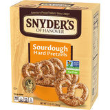 SNYDER'S OF HANOVER Pretzels, Sourdough Hard Pretzels, 13.5oz Box (Pack of 12)