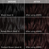 Madison Reed Radiant Hair Color Kit, Darkest Mahogany Brown for 100% Gray Coverage, Ammonia-Free, 4NMG Bolzano Brown, Permanent Hair Dye, Pack of 1