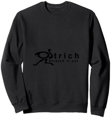 Ostrich Running Stretch It Out Sweatshirt