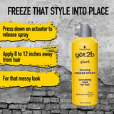 Got2b Glued Blasting Freeze Hairspray Aero, 12 Ounce (Pack of 6)