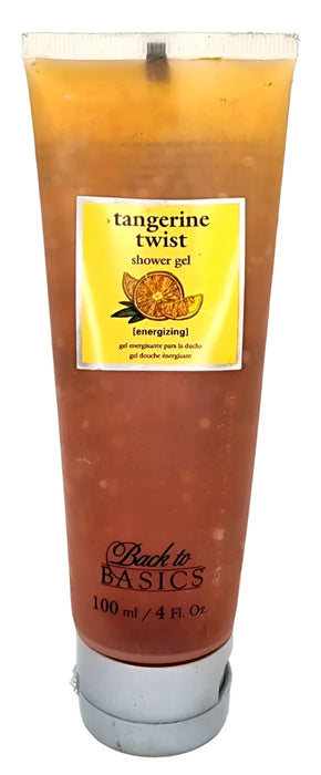 BACK TO BASICS tangerine twist shower gel energizing 4 oz