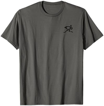 Ostrich Running Small Logo T-Shirt