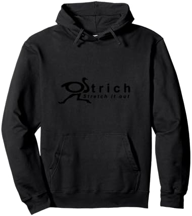 Ostrich Running Stretch It Out Pullover Hoodie