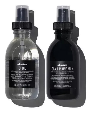 DAVINES Oi Oil 135 ml, & Oi All In One Milk 135ml