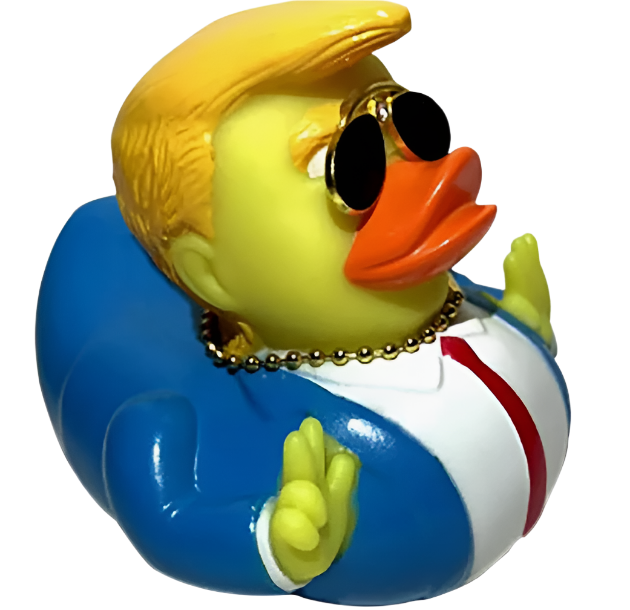 Donald Trump Rubber Duck 4” for Jeep Ducking 2024 MAGA