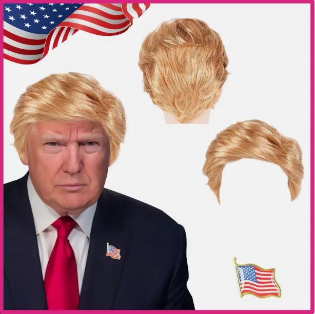 Funny Celebrity Wig Presidential Candidate Political Donald Trump