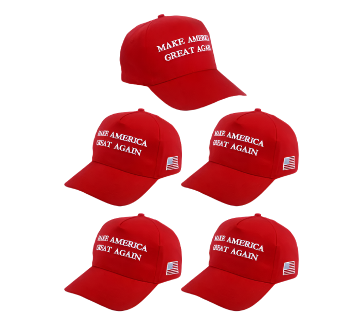 5× Trump 2024 Hat MAGA Hat Donald Make America Great Again USA Flag Baseball Cap