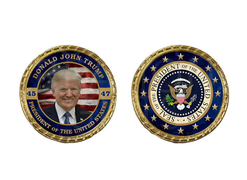 45 - 47 PRESIDENT TRUMP Collectible Coin