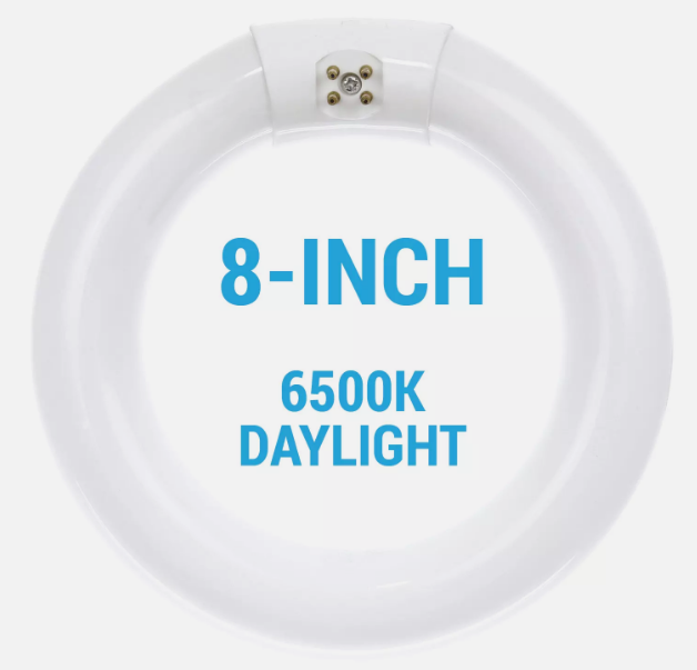 S6501 FC8T9/D/RS 8-Inch Fluorescent Circline 22W T9 4-Pin G10q 6500K Daylight