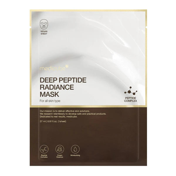 MEDICUBE Deep Peptide Radiance Mask Sheet 27mL * 5ea