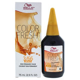 WELLA Color Fresh Semi Permanent Hair Color 2.5 fl oz - 3/66 Dark Brown / Intense Violet