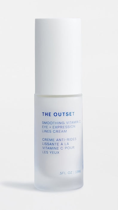 The Outset Smoothing Vitamin C Eye + Expression Lines Cream 0.5 oz / 15 ml New