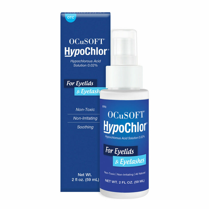 OCuSOFT Hypochlor Spray for Eyelids and Eye Lashes - 2oz (2 packs)