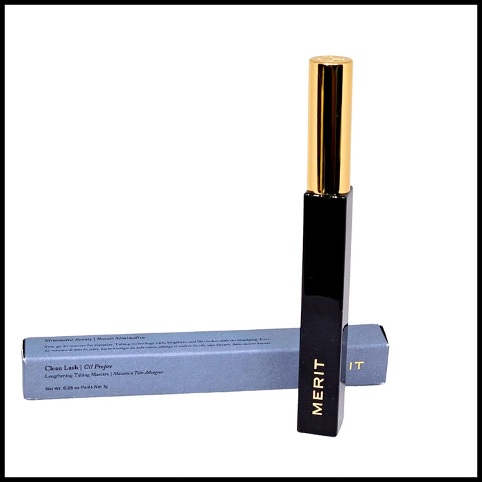 MERIT Clean Lash Lengthening Mascara BLACK Full Size 7g./.25oz