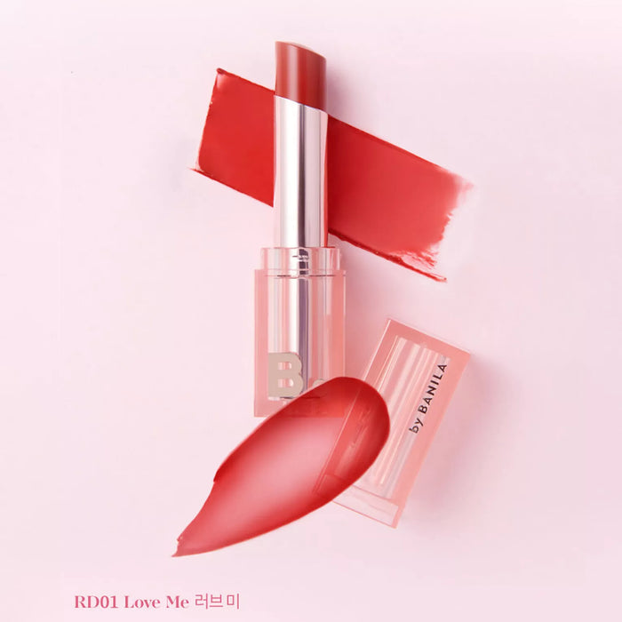 BANILA CO Glow Veil Lipstick 4.3g 8colors K-Beauty (RD01 Love Me)