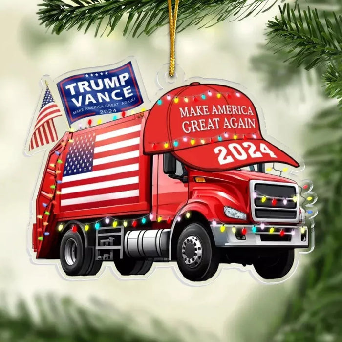 No Dream Is Too Big - US Election Donald Trump Won 2024 Xmas Ornament Decor