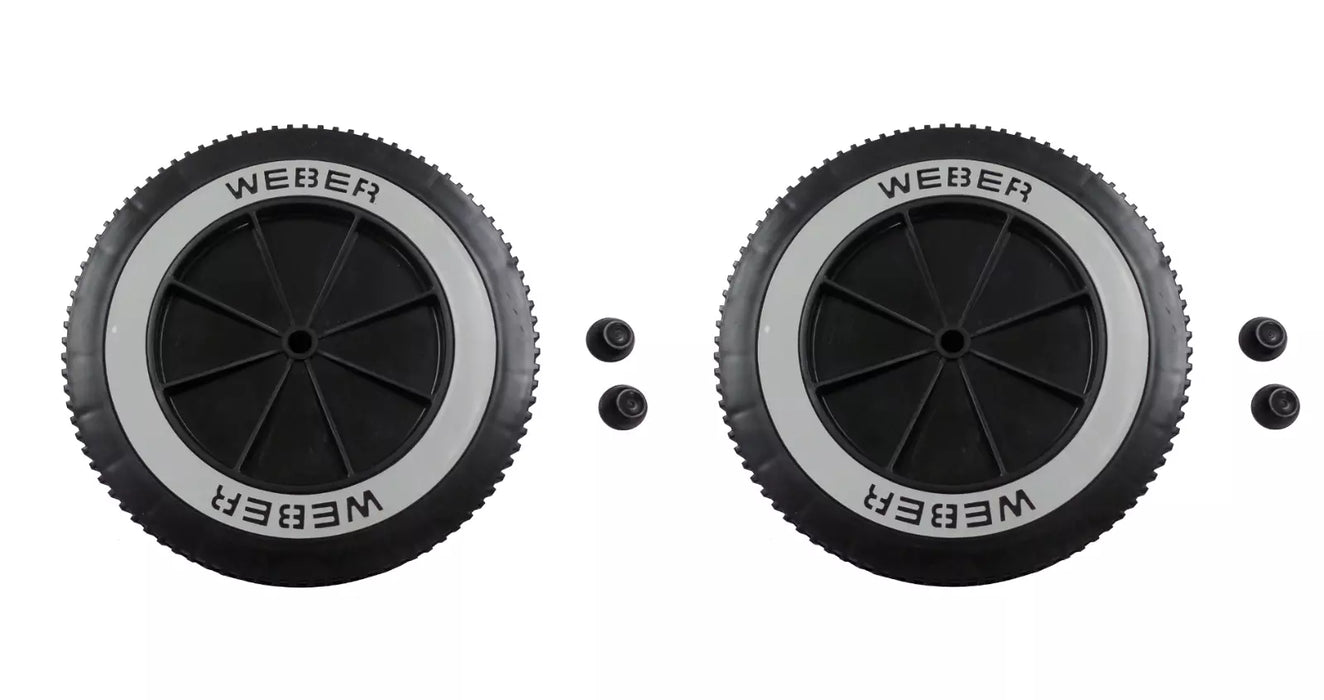 Weber 65930 6" Replacement Wheel for Charcoal Grills (2 Pack)