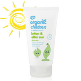 GREEN PEOPLE Organic Children After Sun Lotion Aloe Vera 200ml Vegan Ethical