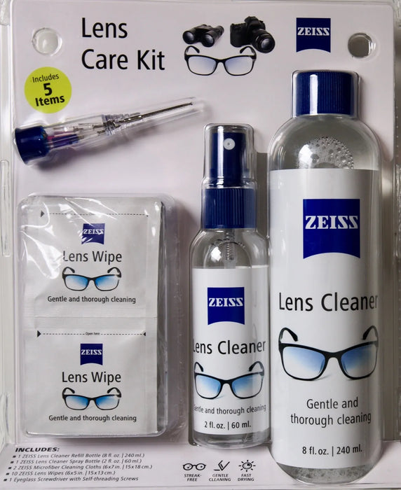 Zeiss 5-Piece Lens Eyeglass Cleaner Care Kit