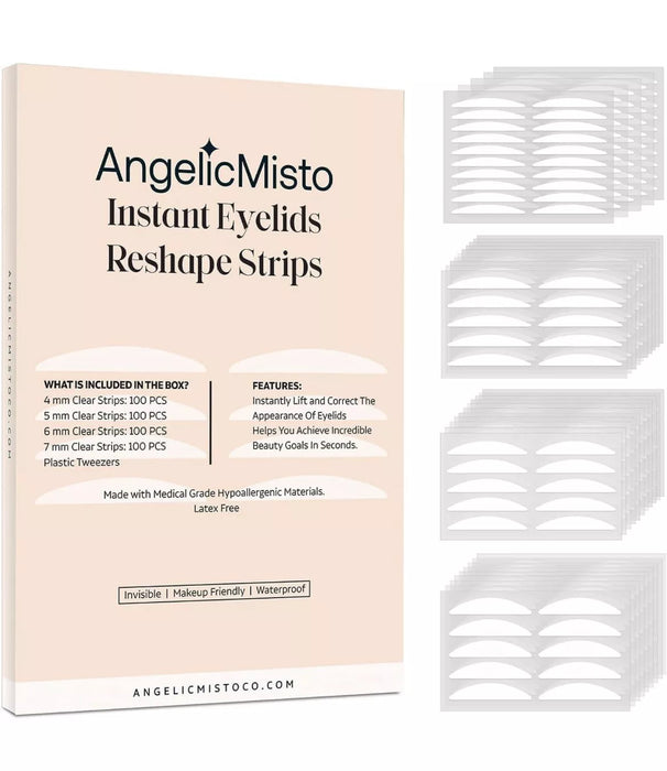 Eyelid Tape, 400Pcs Premium Quality Invisible Eyelid Lifter Strips, Durable