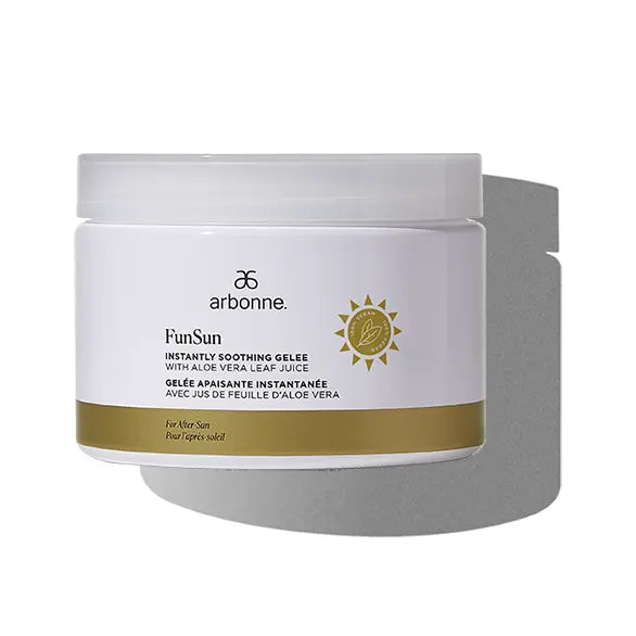 Arbonne Fun Sun Instantly Soothing Gelee with Aloe Vera Leaf Juice, New In Box!!