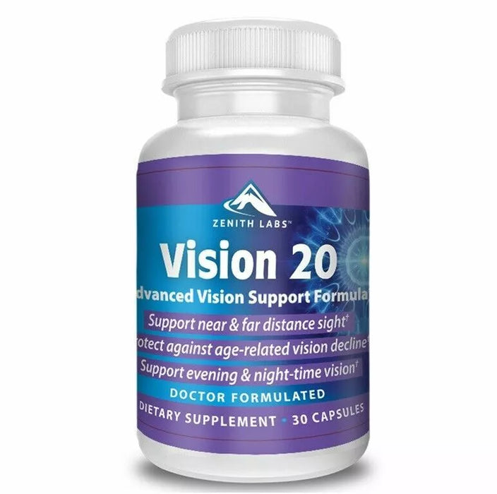 Zenith Labs Vision 20 Advanced Visio Support Healthy Formula 30 Cap