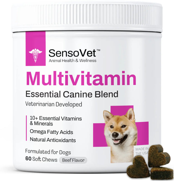 SensoVet Multivitamins Essential Canine Blend - 10 in 1 Formula - For Dogs