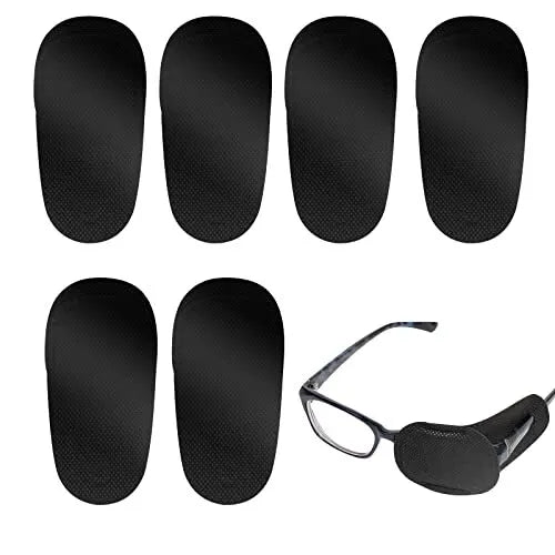 EYE PATCHES FOR GLASSES Eye Patches for Adults Kids, Medical Eye Patch for Glasses, Treat Lazy Eye (6PCS)